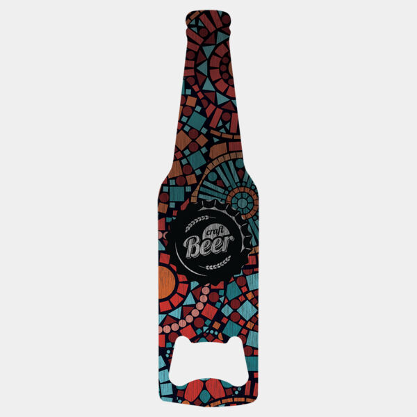 1 7/16" x 5 3/4" Sublimatable Bottle Shaped Bottle Opener Thumbnail