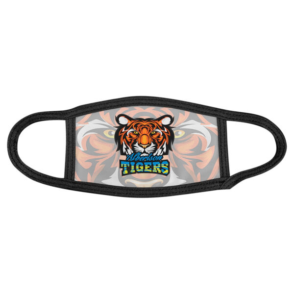 6" x 4" Child Sublimatable Face Mask with Trim & Ear Loops Thumbnail