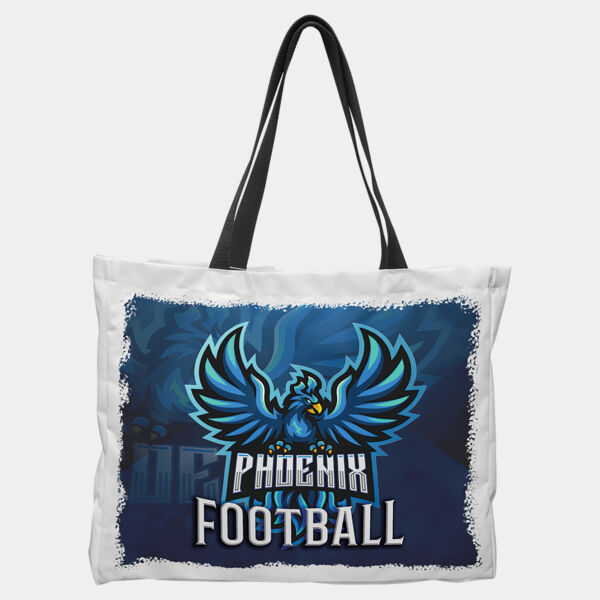 16" x 20" Poly Fabric Bag with Straps and 4" Gusseted Bottom Thumbnail