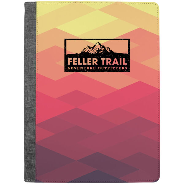 9 1/2" x 12" Subli-Tru Portfolio Full Front Sublimation wth Note Pad Thumbnail