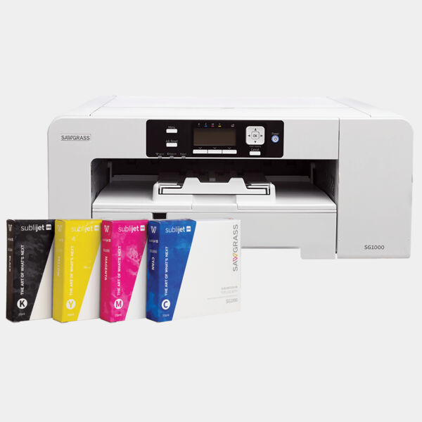 Sawgrass SG1000 Sublimation Printer Package with 4-70ml Extended Ink Cartridges Thumbnail