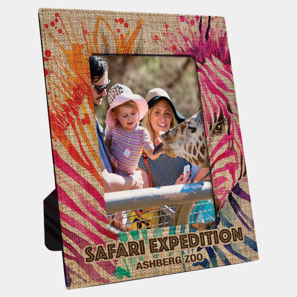 5" x 7" Sublimatable Burlap Photo Frame Thumbnail