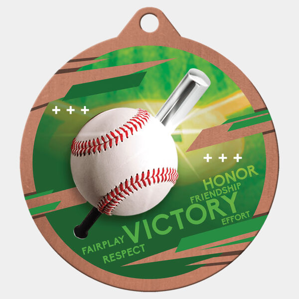 2 3/4" Inspire Baseball Medal Thumbnail