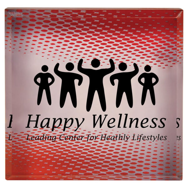 3 3/4" x 3 3/4" Sublimatable Acrylic Paperweight Thumbnail