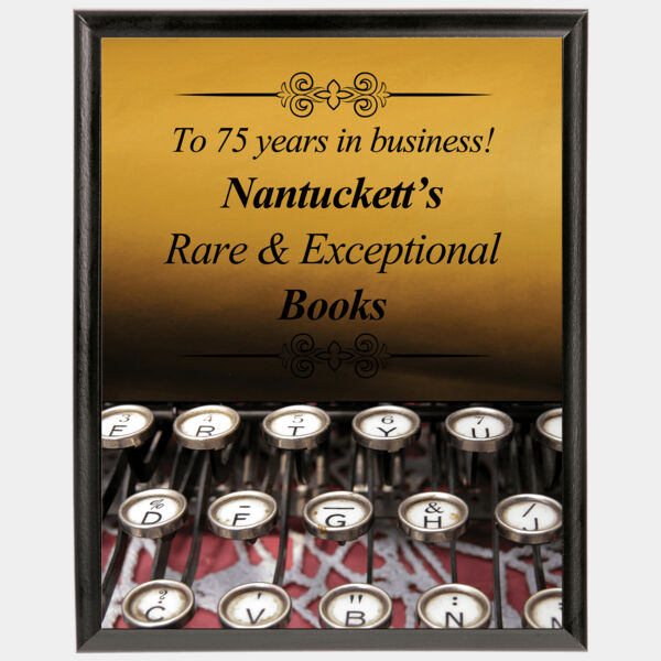 9" x 12" Unisub Sublimatable Plaque with Edge Thumbnail