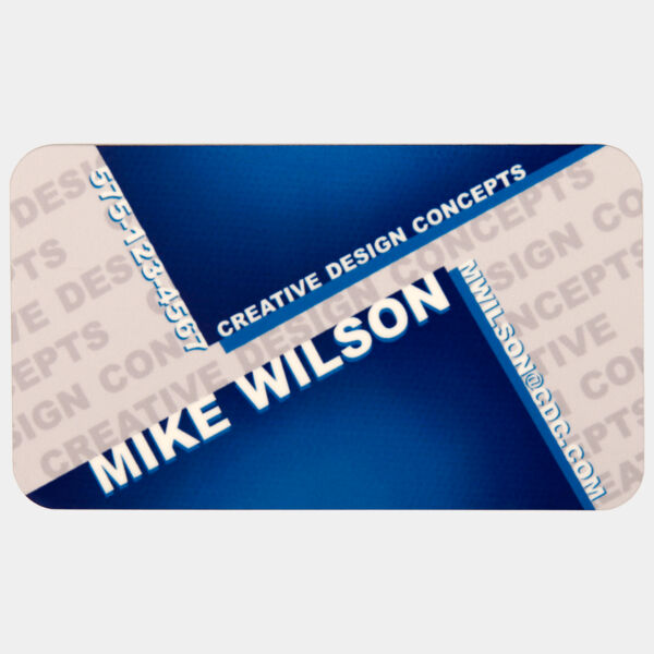 3" x 1.5" Matte Unisub FRP Sublimatable Name Badge with Radius Corners Thumbnail