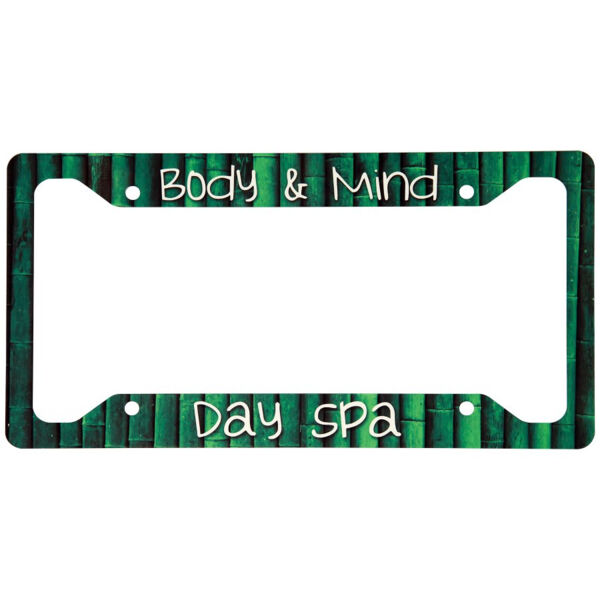 12.25" x 6.5" Gloss Sublimatable Unisub Aluminum License Plate Frame Thumbnail