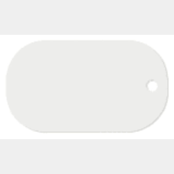 2 1/4" x 4" Sublimatable UVSub Aluminum Dog Tag Thumbnail