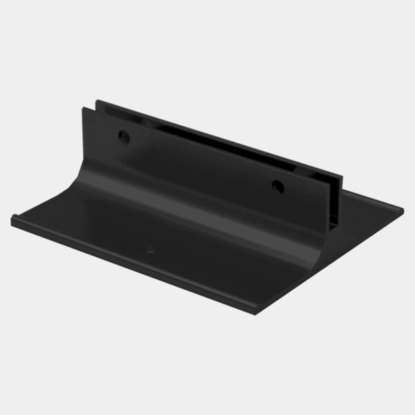 3", Kota Pro Aluminum Corridor Bracket, Fits 1/8" Thick Plastic Insert Thumbnail