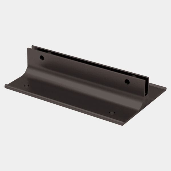 4", Kota Pro Aluminum Corridor Bracket, Fits 1/8" Thick Plastic Insert Thumbnail