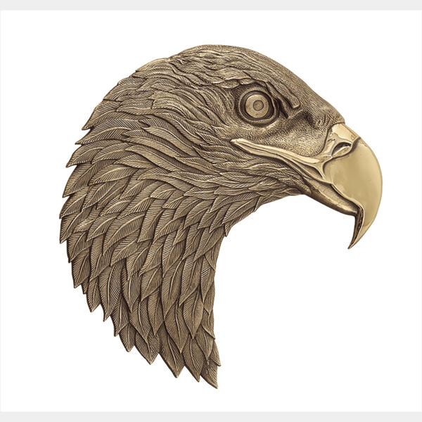 3 1/2" x 3 3/4" Antique Eagle Head Thumbnail