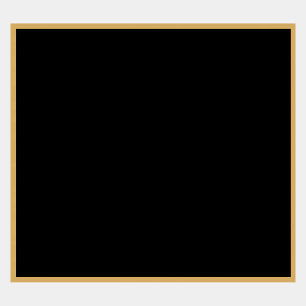 2 1/2" x 2 3/4" Laserable Brass Plaque Plate with Border Thumbnail