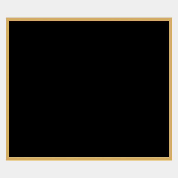 2 1/2" x 2 7/8" Laserable Brass Plaque Plate with Border Thumbnail
