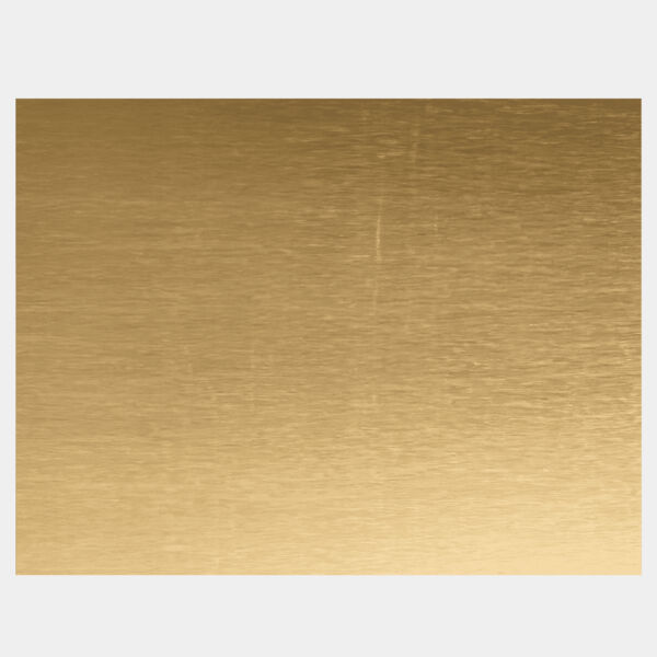 9 5/8" x 12 5/8" Brushed Brass Metal Backing Plate-No Holes Thumbnail