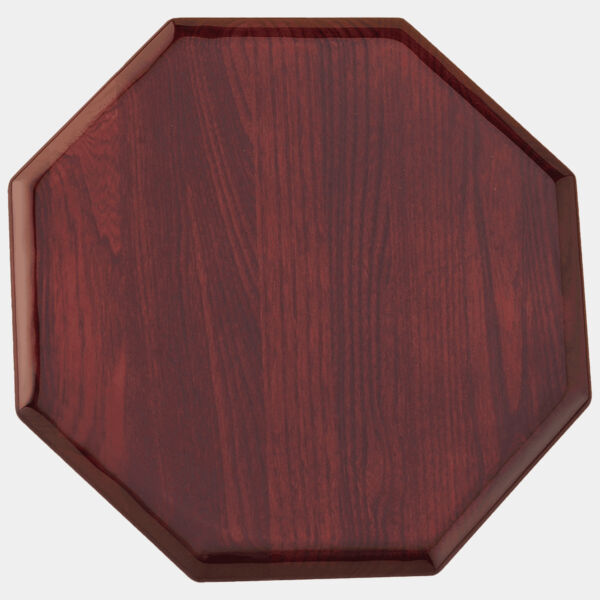 10" x 10" Octagonal Piano Finish Plaque Thumbnail