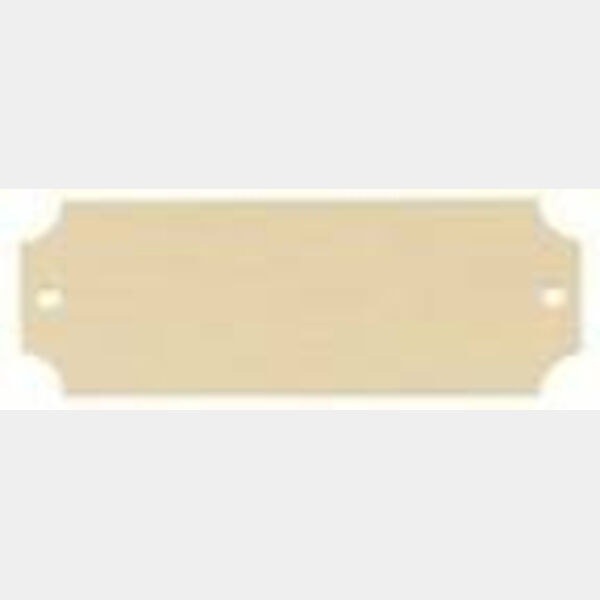 2 1/2" x 7/8" Bright Brass Perpetual Plate Thumbnail