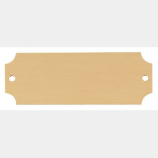 2 1/2" x 7/8" Satin Brass Perpetual Plate Thumbnail