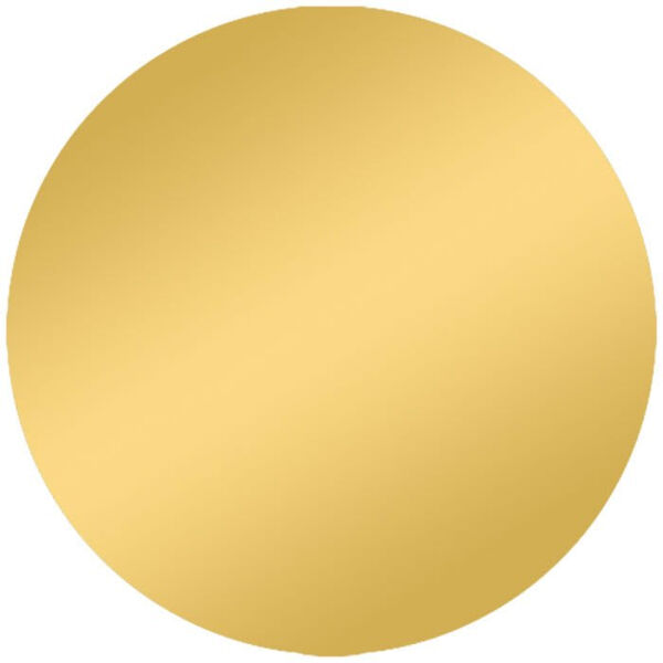 2" Laserable LazerBlak Aluminum Die Cut Disc Thumbnail